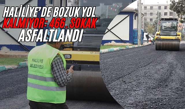 Haliliye’de Ulaşım Kalitesini Artıran Asfalt Hamlesi