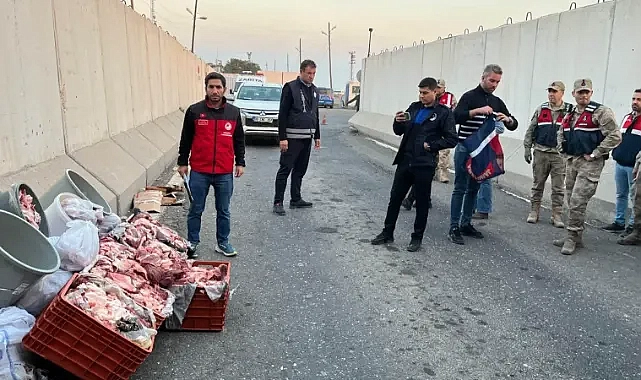 Jandarma tespit etti! Urfa’da 1 ton civarındaki ete el konuldu