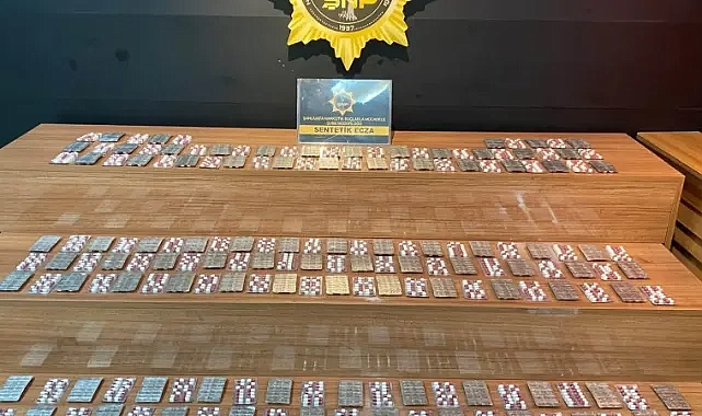Şanlıurfa’da binlerce sentetik hap ele geçirildi!