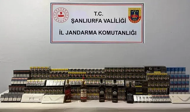 Şanlıurfa’da kaçak ürünlere el konuldu!