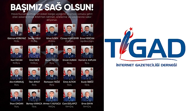 TİGAD Genel Başkanı Okan Geçgel’den Şehitlerimiz İçin Taziye Mesajı