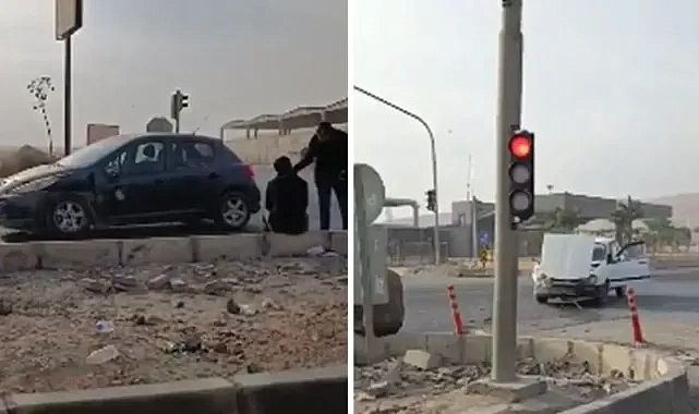 Urfa’da maddi hasarlı kaza!