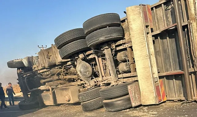 Urfa’daki ölüm yolunda kaza!