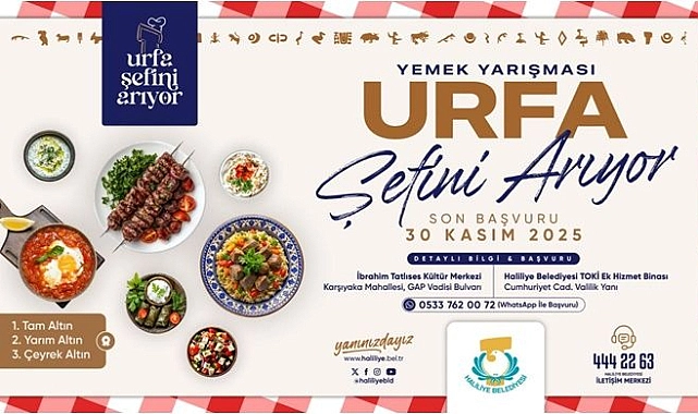 Urfa’nın En İyi Şefi Aranıyor: Başvurular Devam Ediyor