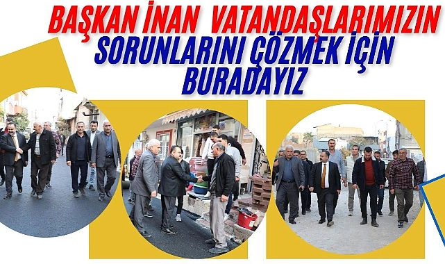 Başkan İnan, Viranşehir’deki Yol Çalışmalarını Sahada Denetledi