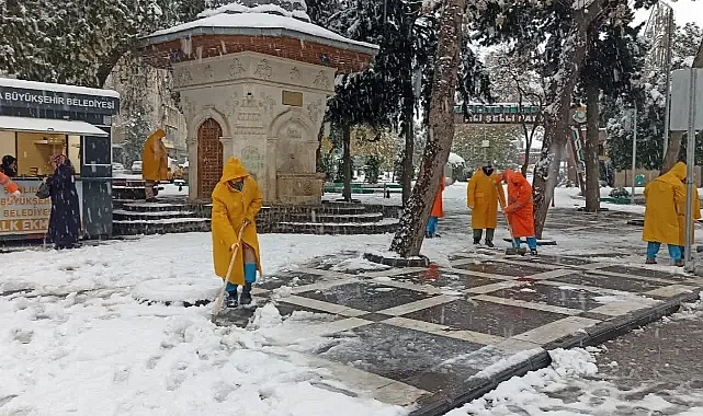Haliliye Belediyesi Karla Mücadelede Sahada