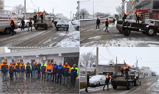 Hilvan’da Karla Mücadele Çalışmaları