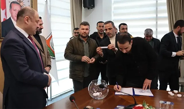 İsimler belirlendi! Büyükşehir Belediyesinde kura çekimi yapıldı!