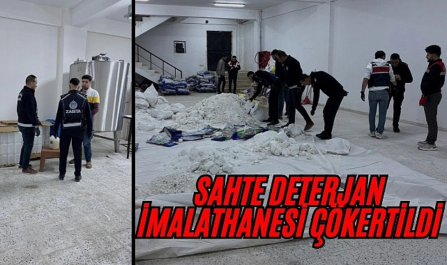 Sahte Deterjan Dolum Depolarına Baskın