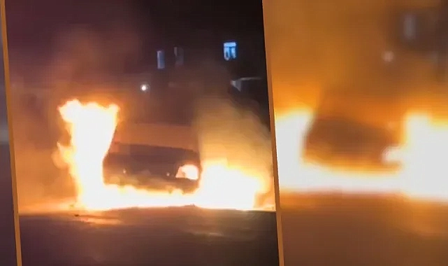 Urfa’da aracını ateşe verdi!