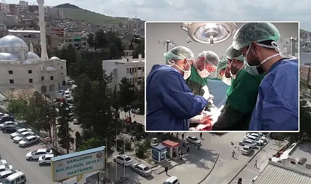 Urfa’da başarılı operasyon! 25 santimetrelik dev kist alındı!