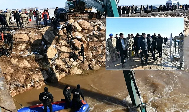 Urfa’da otomobil suya düşmüştü! Vali Şıldak olay yerine gitti!