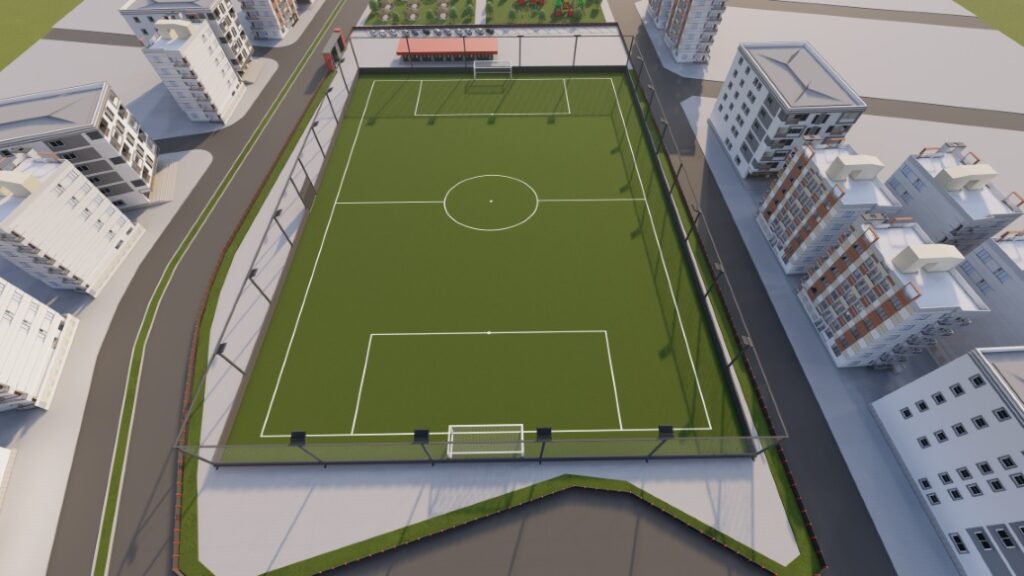 KARAKÖPRÜ’YE YEŞİL ALAN İÇİNDE BİR SPOR TESİSİ YAPILIYOR