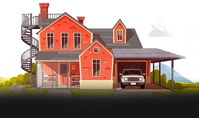 Müstakil evlerle ilgili yangın merdiveni gelişmesi!