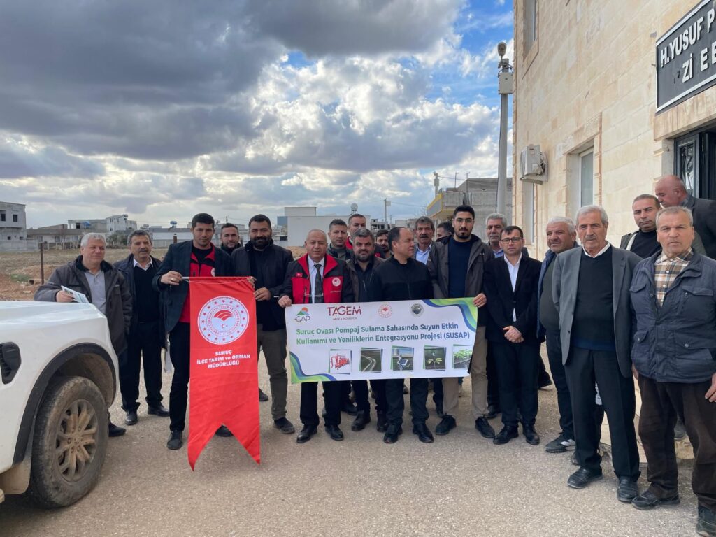 Suruç”da Çörek otu yetiştiriciliğine maddi destek