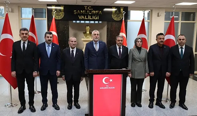 Çalışma ve Sosyal Güvenlik Bakanı Işıkhan Şanlıurfa’ya geldi!