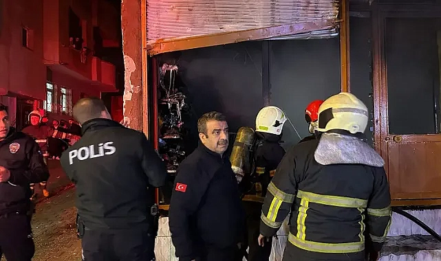 Şanlıurfa’da işyeri yangını!