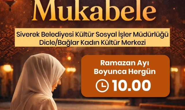 Dicle/Bağlar Kadın Kültür Merkezi’nde Mukabele Etkinliği