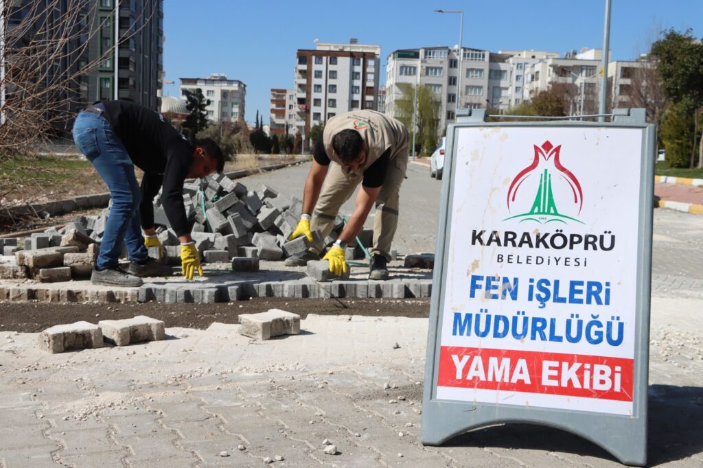 KARAKÖPRÜ’DE ULAŞIM DAHA GÜVENLİ HALE GETİRİLİYOR