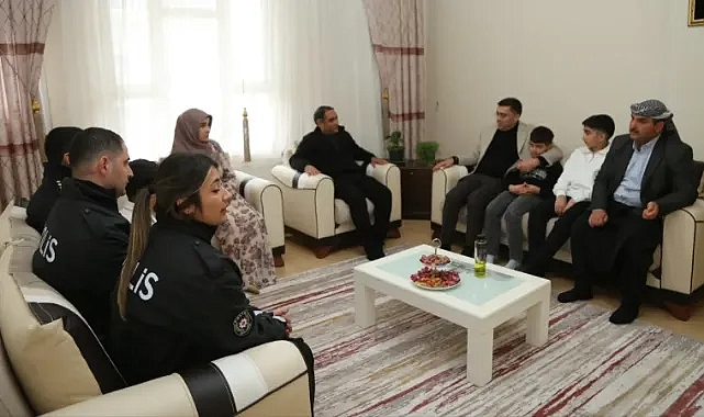 Şanlıurfa’da şehidin ailesi unutulmadı!