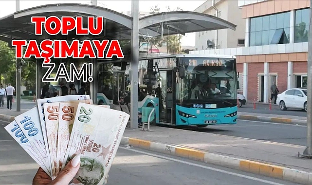 Şanlıurfa’da Toplu Taşıma Ücretlerine Zam