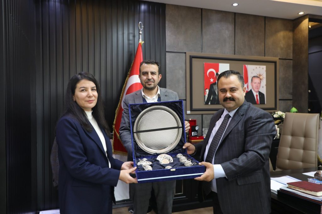PTT Viranşehir Şube Müdürlüğü’nden Eş Başkan Dicle İnan’a Ziyaret