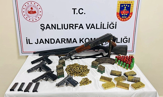 Bozova’da cephanelik gibi ev: Jandarmadan büyük darbe!