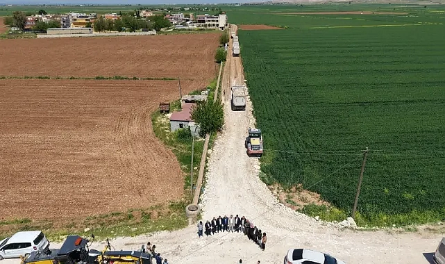 Büyükşehir Harran’da 7,2 Kilometrelik Yolu Yeniliyor