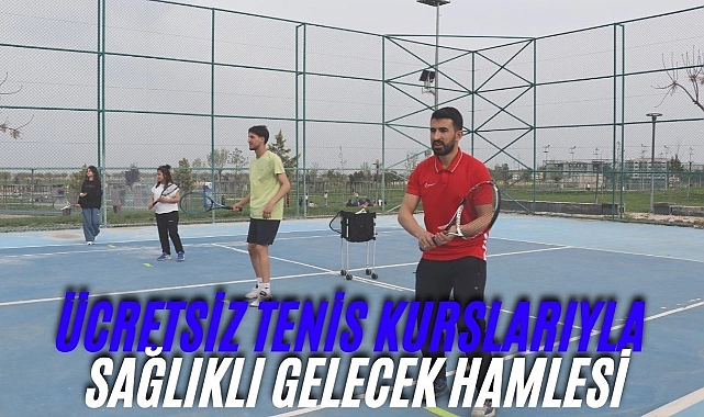 Eyyübiye Belediyesi’nden Ücretsiz Tenis Kursu