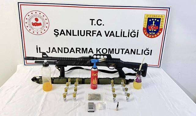 Şanlıurfa’da operasyon: Uyuşturucu ve silah ele geçirildi