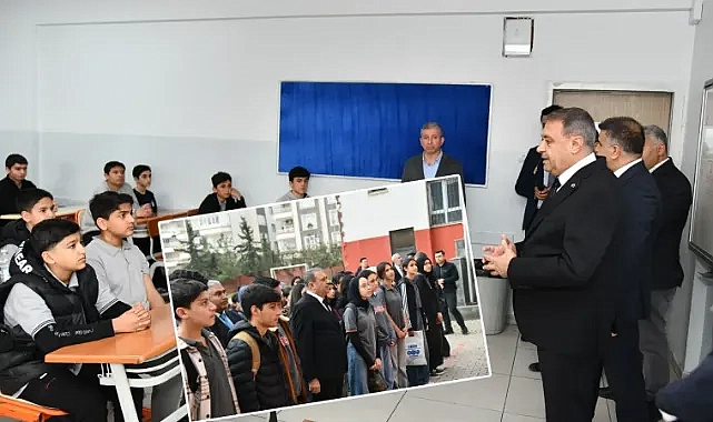 Şanlıurfa Valisi Şıldak haftanın ilk gününde okul ziyaretleri yaptı