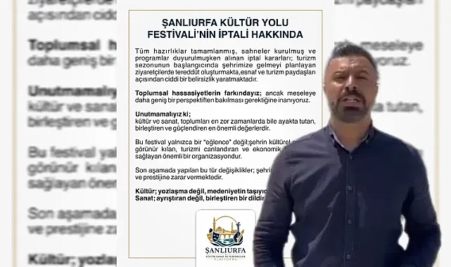 Turizmcilerden Sert Tepki: “Festival İptali Urfa’ya Zarar Verir”