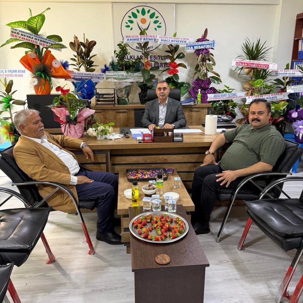 Eş Başkan Serhat Dicle İnan’dan DEM Parti’ye Tebrik Ziyareti.