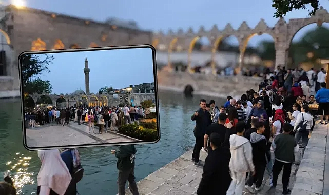 Bahar havası Urfa’ya yaradı! Vatandaşlar adeta akın etti!