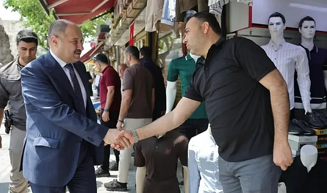 Başkan Gülpınar Divanyolu esnafıyla buluştu