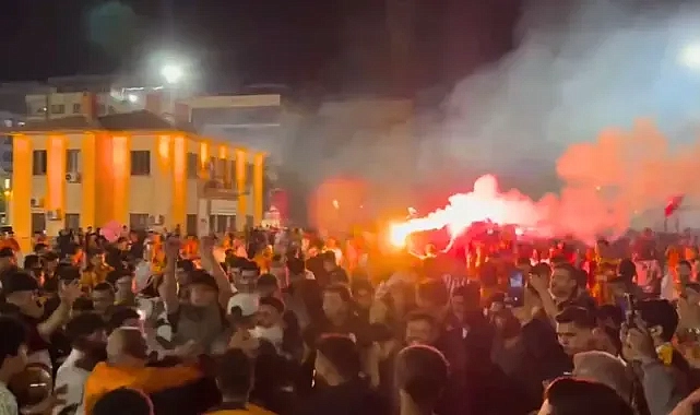 Galatasaray şampiyon oldu! Şanlıurfa’da taraftarlar sokağa döküldü!
