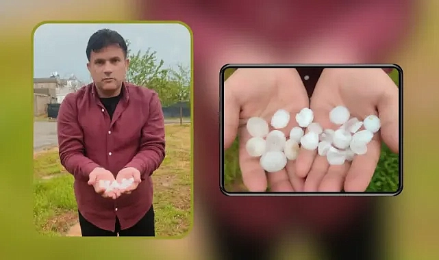Şanlıurfa Bozova’yı dolu vurdu!