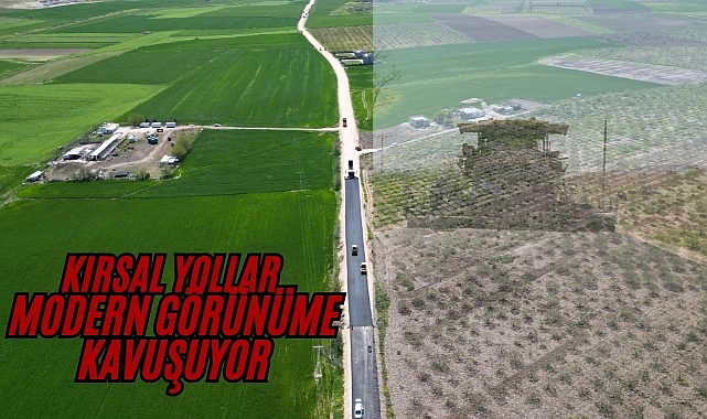 Şanlıurfa’da 14 Kilometrelik Grup Yolunda Asfalt Seferberliği Sürüyor