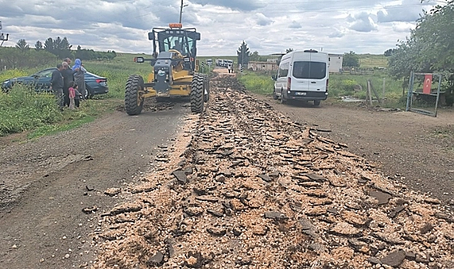 Şanlıurfa’da kırsal yol seferberliği sürüyor