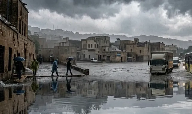 Şanlıurfa’da kuvvetli yağış uyarısı!