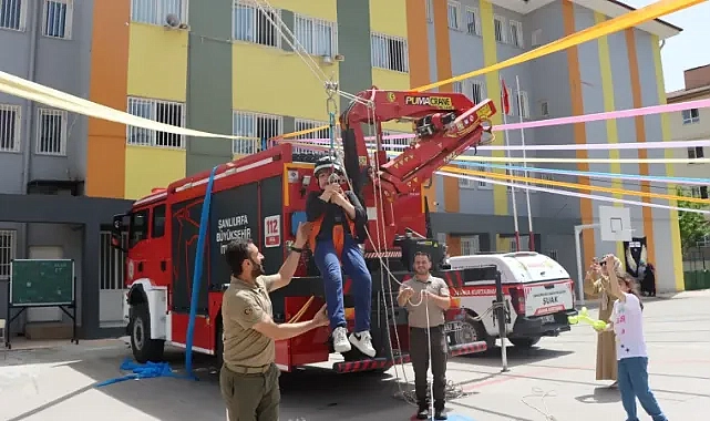Şanlıurfa’daki öğrencilere deprem, afet ve kurtarma eğitimi