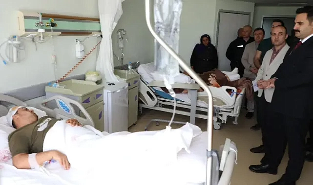 Viranşehir Kaymakamı Ülkü’den yaralılara ziyaret!