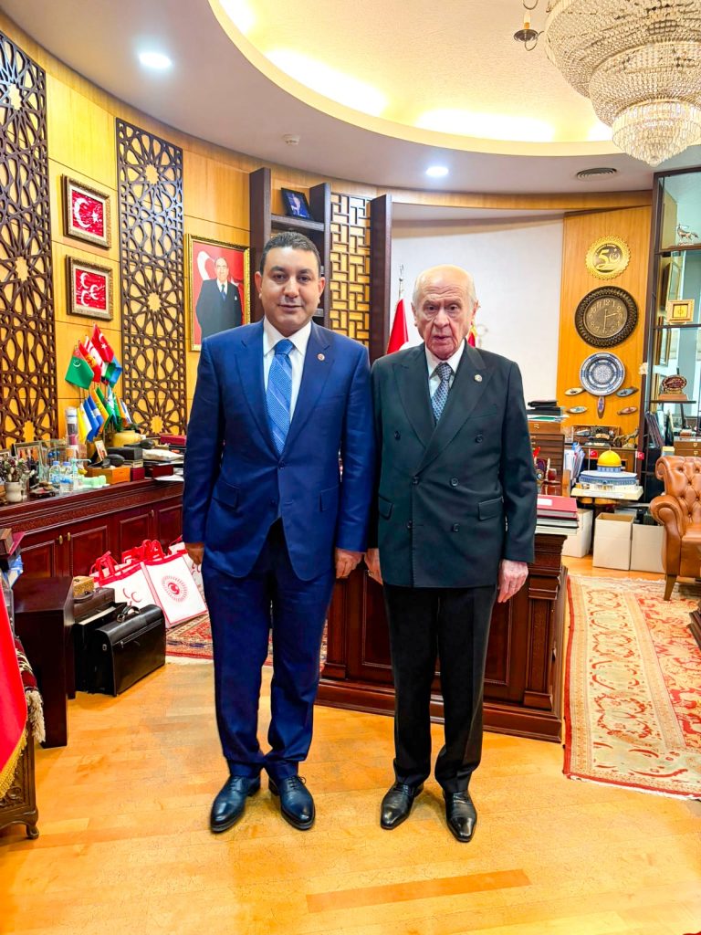 BAŞKAN ÖZYAVUZ DEVLET BAHÇELİ’Yİ ZİYARET ETTİ