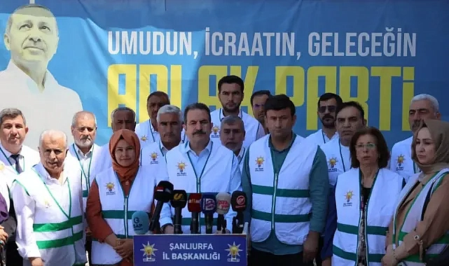 AK Parti Şanlıurfa’dan Dünya Çevre Günü Mesajı: “Yeşil Gelecek İçin Kararlıyız”