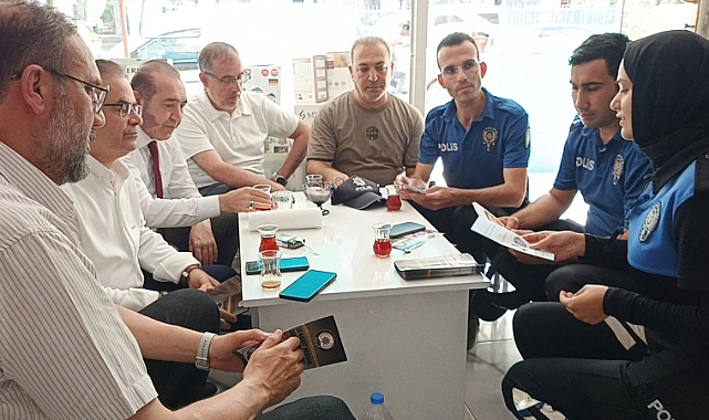 Akçakale Emniyeti’nden Esnafa ve Vatandaşlara Bilgilendirme Çalışması
