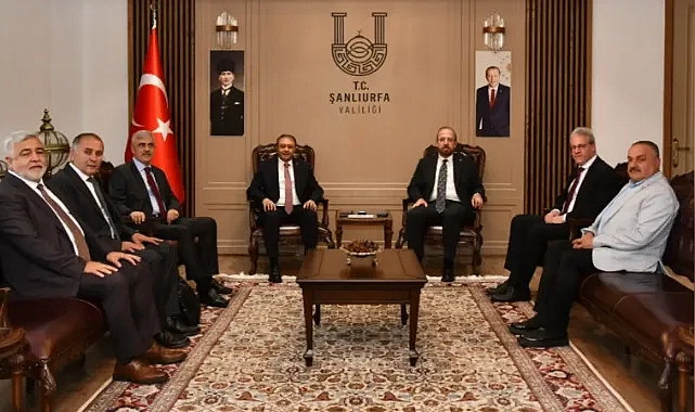 Bakan Yardımcısı Şatıroğlu’ndan Şanlıurfa Valiliği’ne Ziyaret