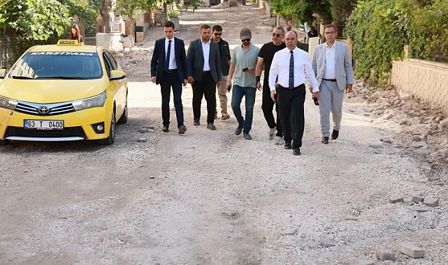 Başkan Nihat Çiftçi, Akpıyar Mahallesi’ndeki Yol Çalışmalarını İnceledi