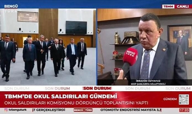 Başkan Özyavuz’dan okul saldırıları araştırmasına ilişkin açıklama