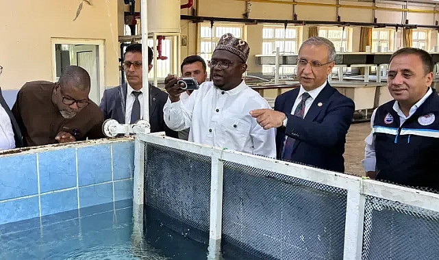 Gana Büyükelçisi Şanlıurfa’da su ürünleri tesislerini inceledi