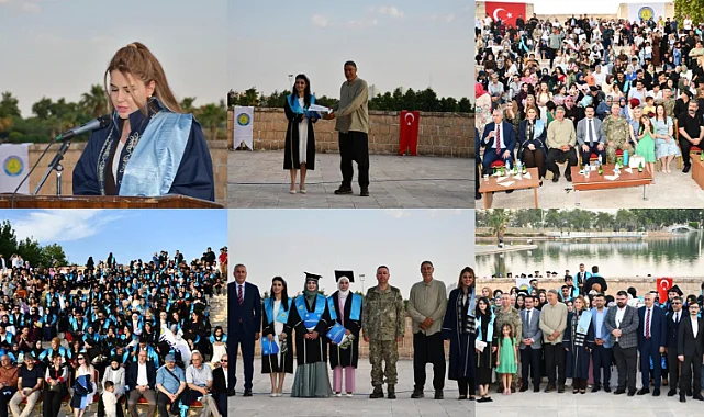 Harran Üniversitesi İİBF’de Mezuniyet Coşkusu: Öğrenciler Keplerini Gökyüzüne Bıraktı